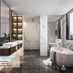 3D66 2019 Toilet & Bathroom Modern style A010 