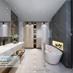3D66 2019 Toilet & Bathroom Modern style A011 