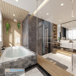 3D66 2019 Toilet & Bathroom Modern style A015 
