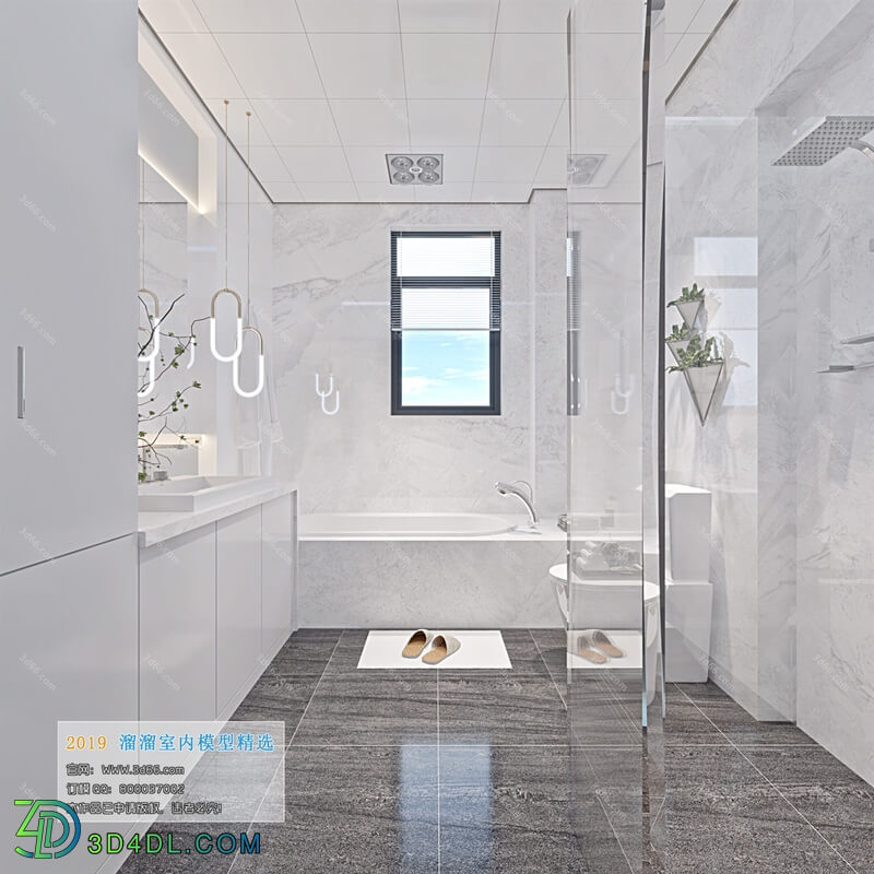 3D66 2019 Toilet & Bathroom Modern style A026