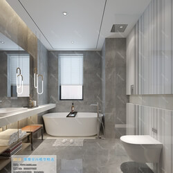 3D66 2019 Toilet & Bathroom Modern style A028 