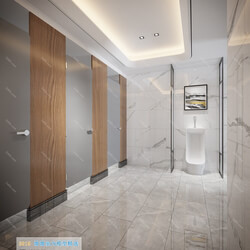 3D66 2019 Toilet & Bathroom Modern style A032 