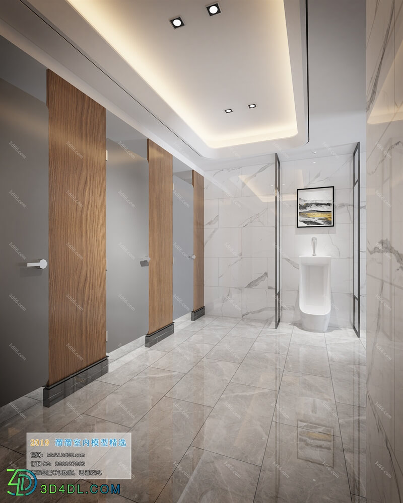 3D66 2019 Toilet & Bathroom Modern style A032