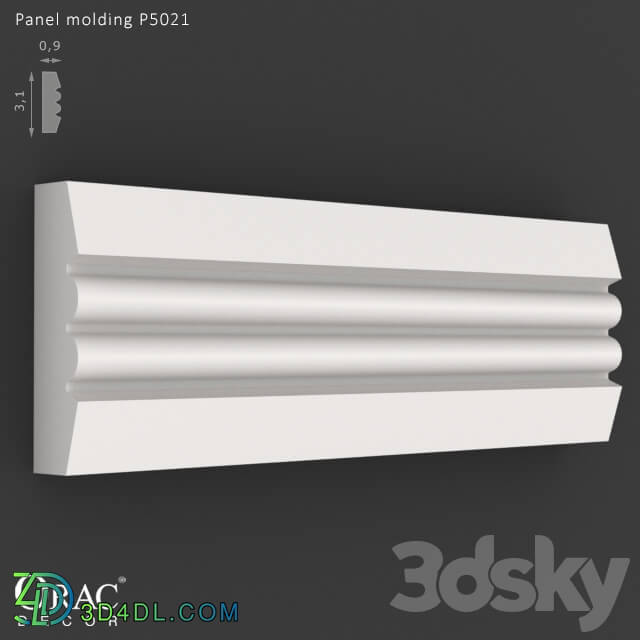 Decorative plaster - OM Panel molding Orac Decor P5021