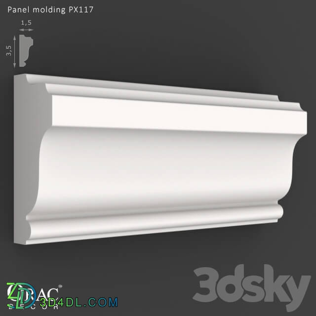 OM Panel molding Orac Decor PX117