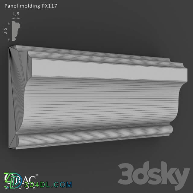 OM Panel molding Orac Decor PX117