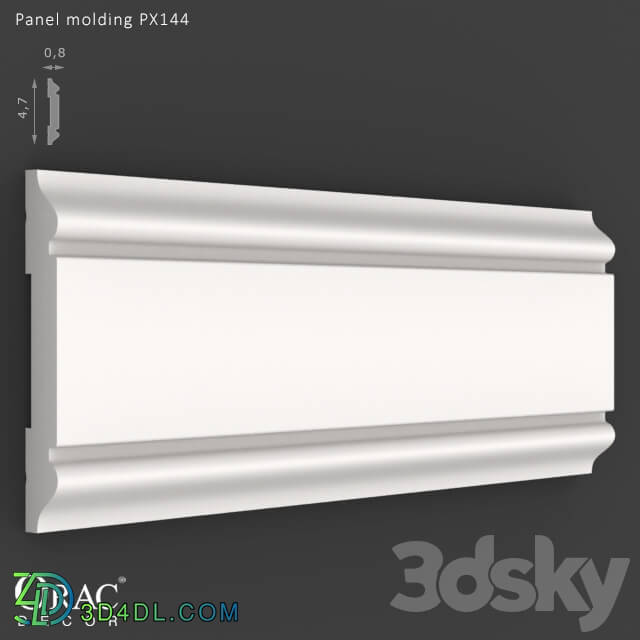 Decorative plaster - OM Panel molding Orac Decor PX144