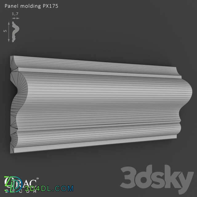 Decorative plaster - OM Panel molding Orac Decor PX175