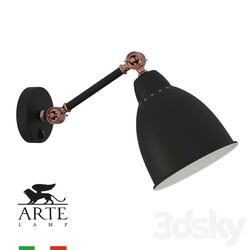 Wall light - ARTE Lamp BRACCIO A2054AP-1BK OM 