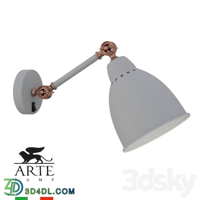 Wall light - ARTE Lamp BRACCIO A2054AP-1GY OM