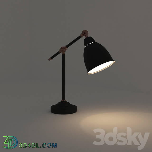 Table lamp - ARTE Lamp BRACCIO A2054LT-1BK OM