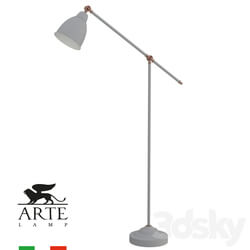 Floor lamp - ARTE Lamp BRACCIO A2054PN-1GY OM 