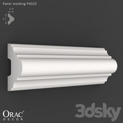 Decorative plaster - OM Panel molding Decor P4020 