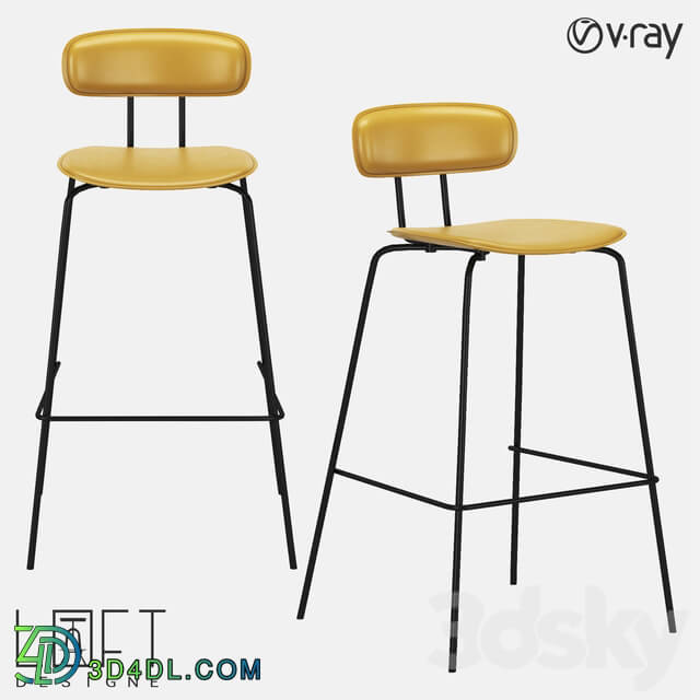 Chair - Bar Chair Loft Designe 30138 Model