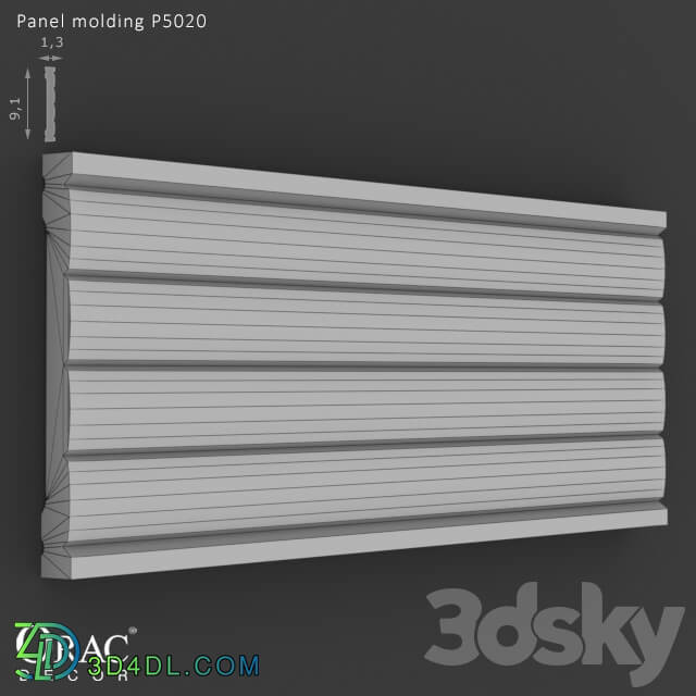 Decorative plaster - OM Panel molding Orac Decor P5020
