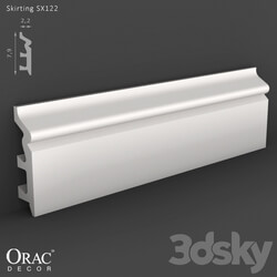 Decorative plaster - OM Skirting Orac Decor SX122 