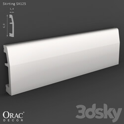 Decorative plaster - OM Skirting Orac Decor SX125 