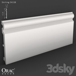 Decorative plaster - OM Skirting Orac Decor SX138 