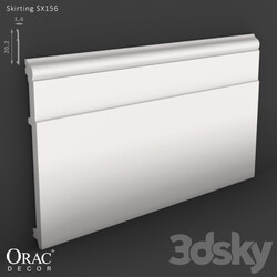 Decorative plaster - OM Skirting Orac Decor SX156 