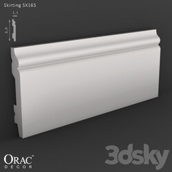 Decorative plaster - OM Skirting Orac Decor SX165 
