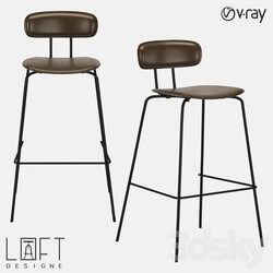 Chair - Bar Chair Loft Designe 30141 Model 