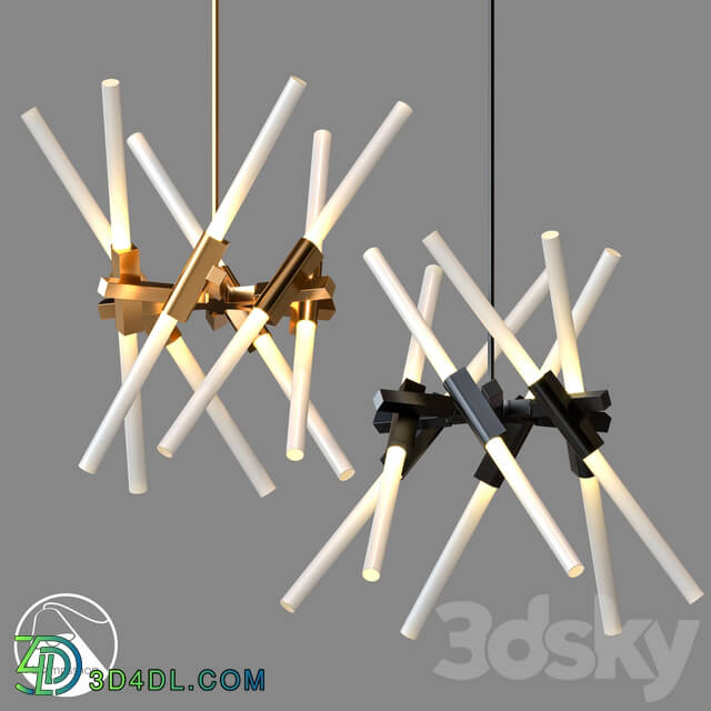 Pendant light - LampsShop.com PDL2254 Chandelier Sticks