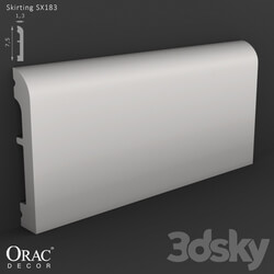 Decorative plaster - OM Skirting Orac Decor SX183 