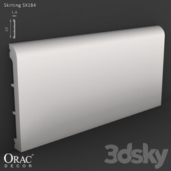 Decorative plaster - OM Skirting Orac Decor SX184 