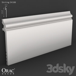 Decorative plaster - OM Skirting Orac Decor SX186 