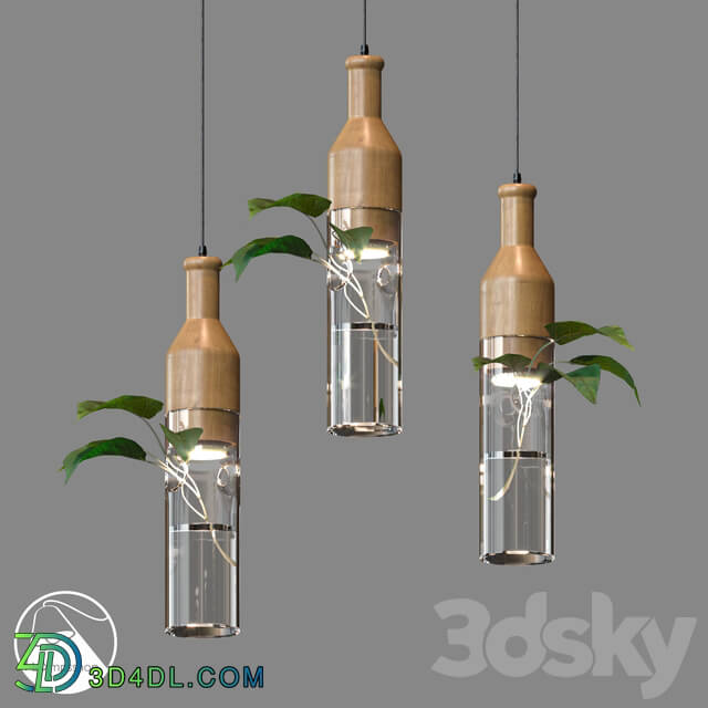 Pendant light LampsShop.ru L1084 Chandelier Natural Charm