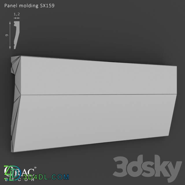 Decorative plaster - OM Panel molding Orac Decor SX159
