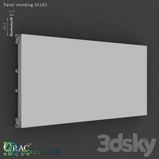 Decorative plaster - OM Panel molding Orac Decor SX163