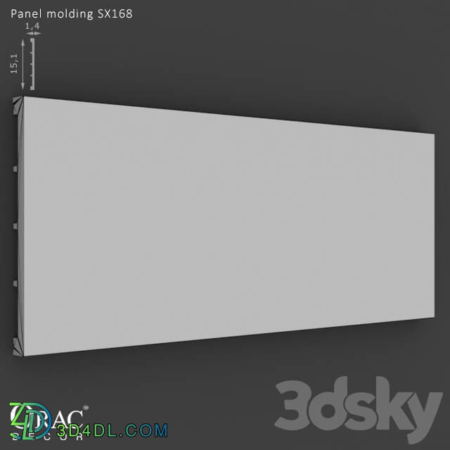 Decorative plaster - OM Panel molding Orac Decor SX168