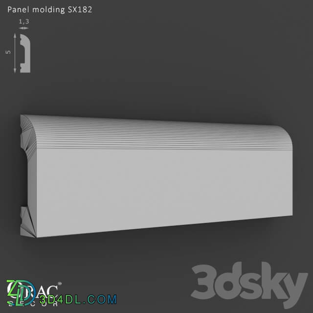 Decorative plaster - OM Panel molding Orac Decor SX182