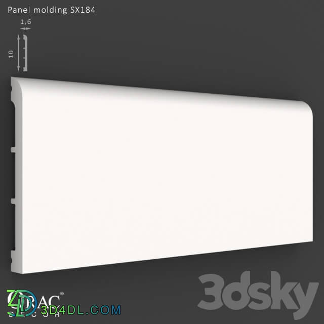 Decorative plaster - OM Panel molding Orac Decor SX184