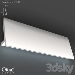 Decorative plaster - OM Downlighter Orac Decor SX179 