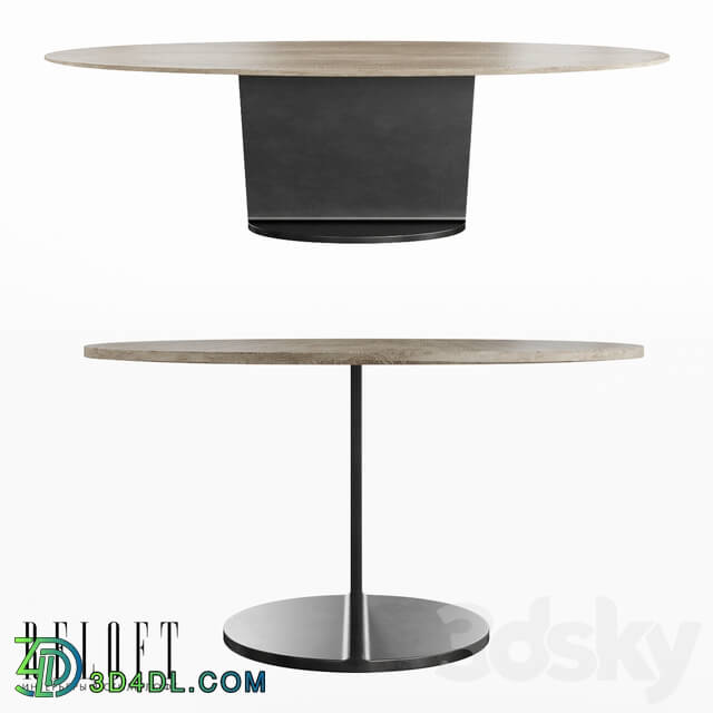 Table - Oval dining table I-BEAM OVAL DINING TABLE