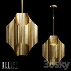 Pendant light - Cathedral brass pendant ceiling lamp 
