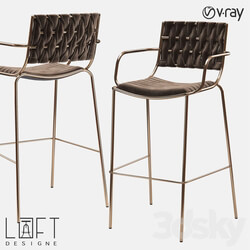 Chair - Bar Chair Loft Designe 30468 Model 