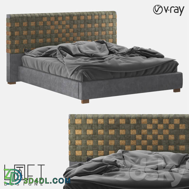 Bed - BED LoftDesigne 31302 model
