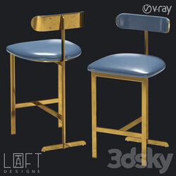 Chair - Bar Chair Loft Designe 35842 Model 
