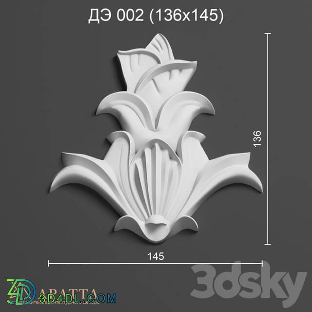 Decorative plaster - Aratta DE 002 _136х145_