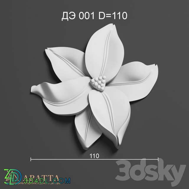 Decorative plaster - Aratta DE 001 D _ 110