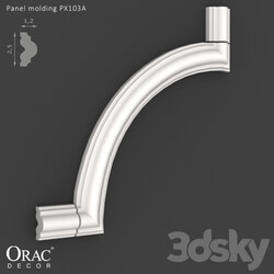 Decorative plaster - OM Panel molding Orac Decor PX103A 
