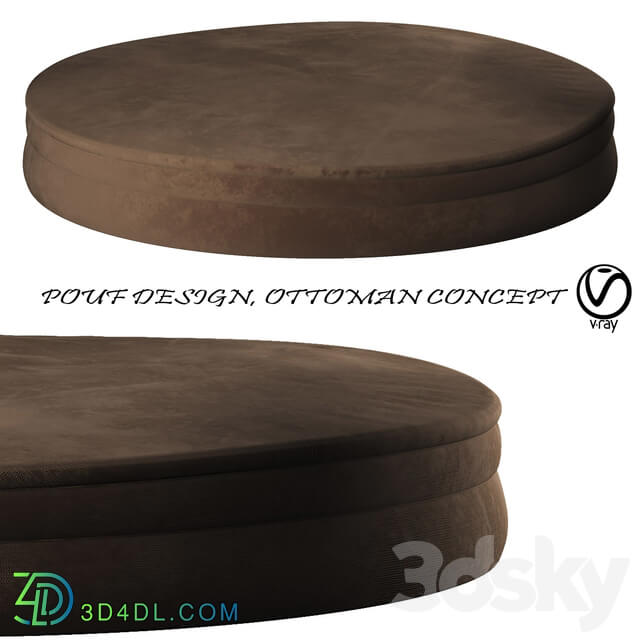 Other soft seating - Pouf_Design_ _Ottoman_Concept