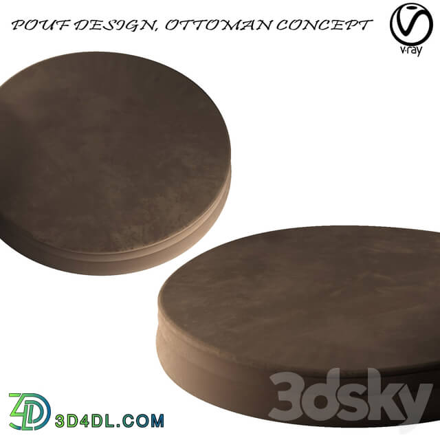 Other soft seating - Pouf_Design_ _Ottoman_Concept
