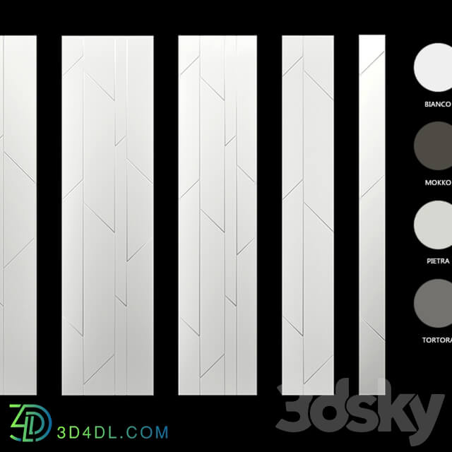 Other decorative objects - Wall panels. _Branches_ decor.