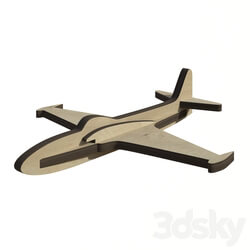 Toy - Wooden airplane 