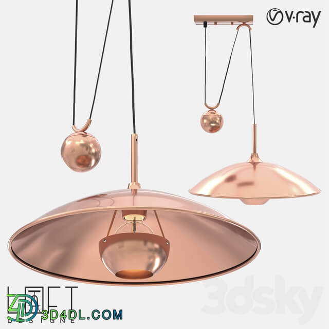 Pendant light - SUSPENDED LIGHT LoftDesigne 4741 model