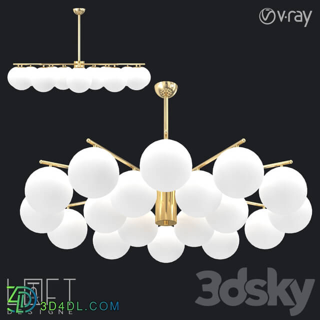 Pendant light - Suspended Light Loft Designe 4742 Model